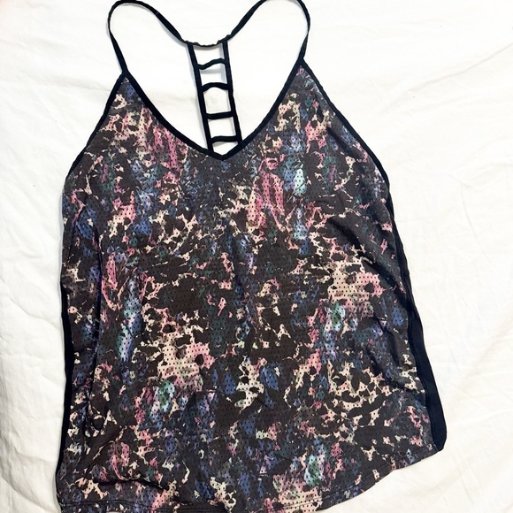 Lululemon Breezy Singlet Tank Top Floral‎ Sport-4 - Picture 7 of 9